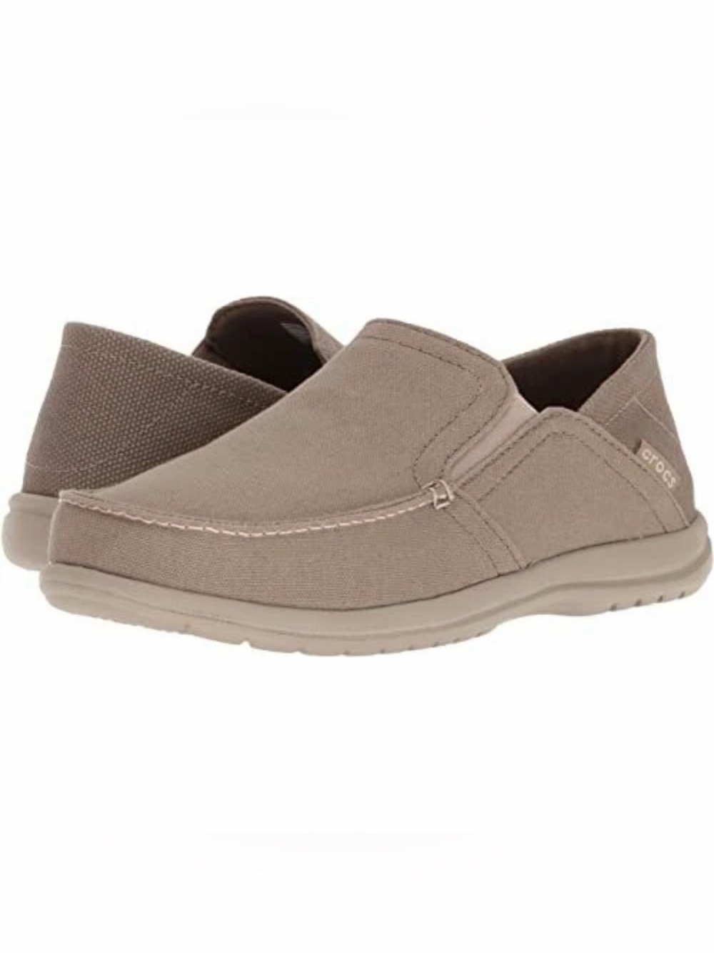 Crocs Santa Cruz Convertible Slip On Khaki/Cobblestone Size 13